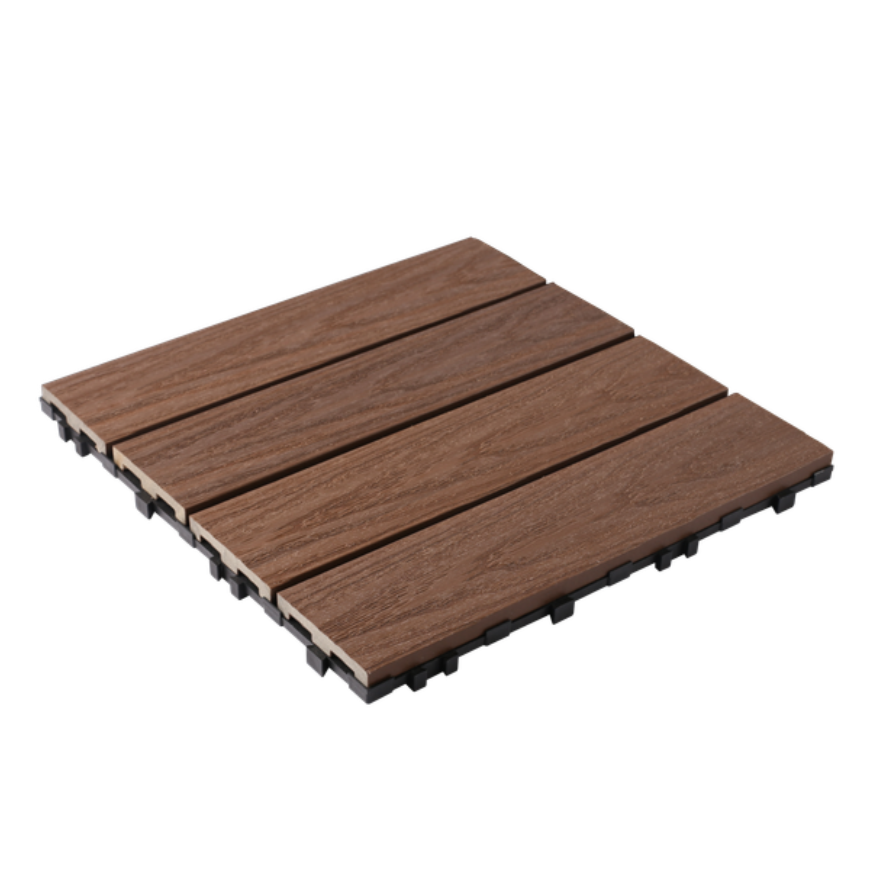 NewTechWood Composiet Teak kliktegel - 30 x 30 cm