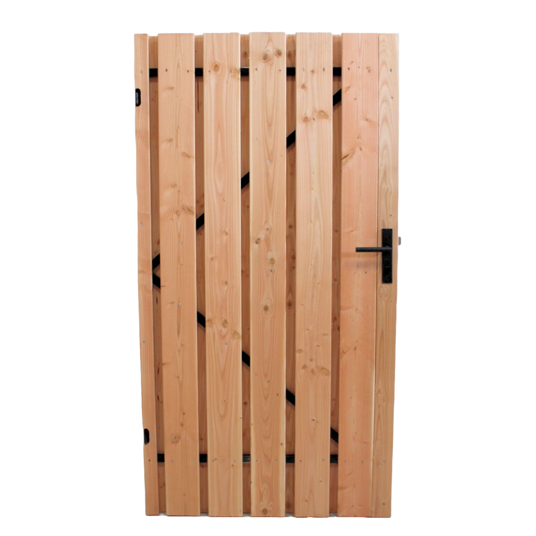 Tuindeuren met gepoedercoat stalen frame