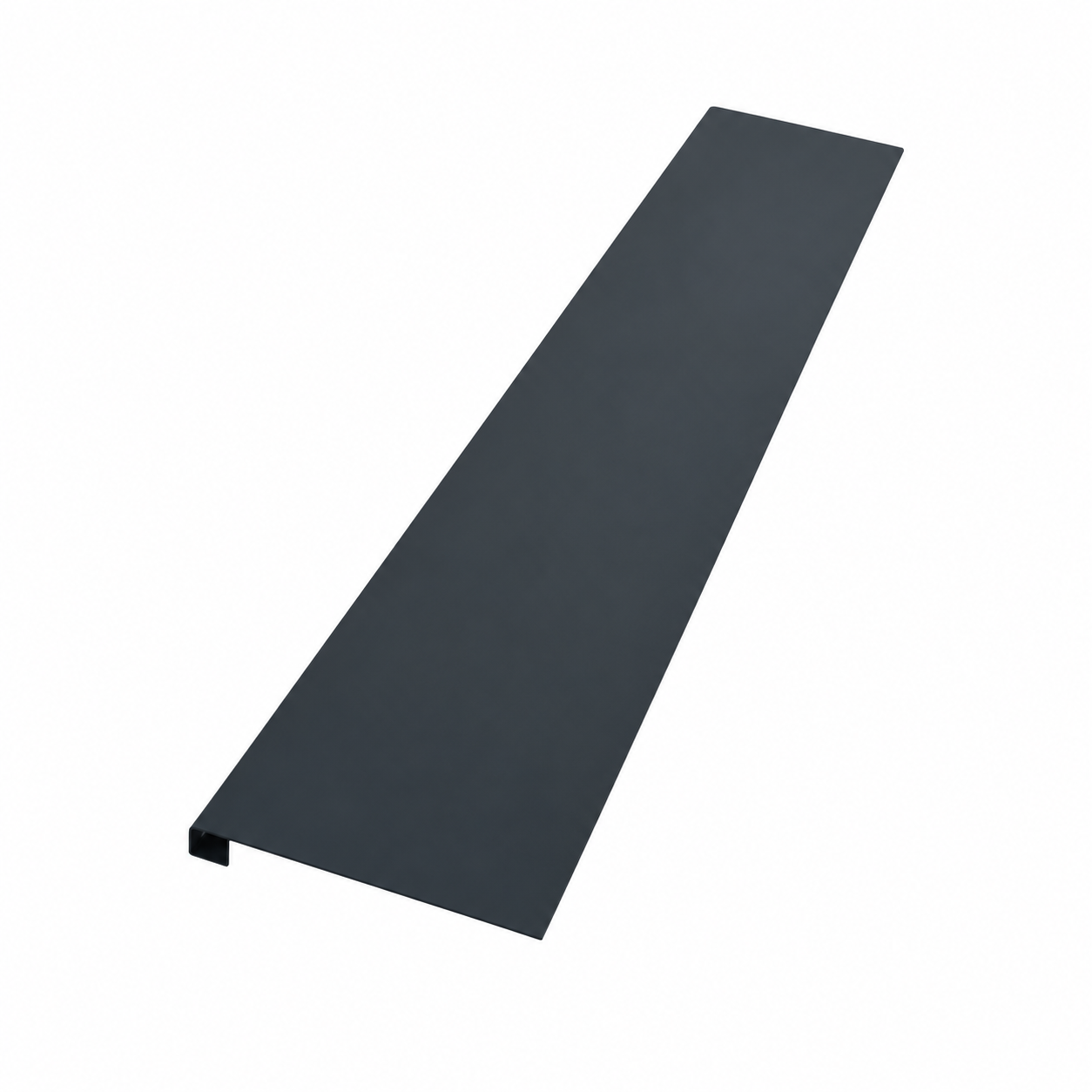 CompoGarden onderplaat staal antraciet - 20 x 176 cm (incl. 4 zelftappers)