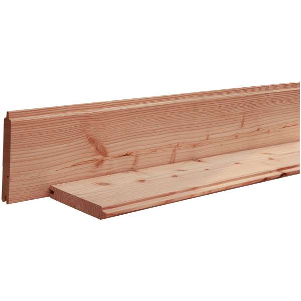 Douglas geschaafde blokhutprofiel plank - 2,8 x 19,5 cm