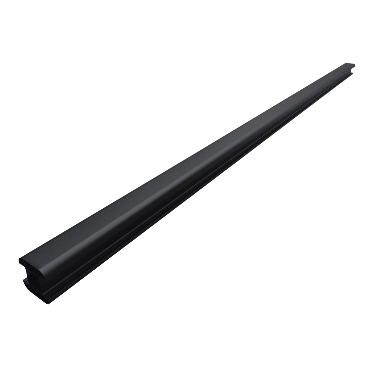 CompoLine aluminium paal zwart - 7,5 x 7,5 x 270 cm