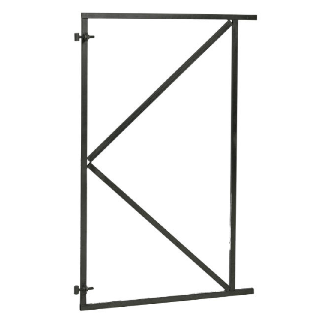 Zwart gepoedercoat staal