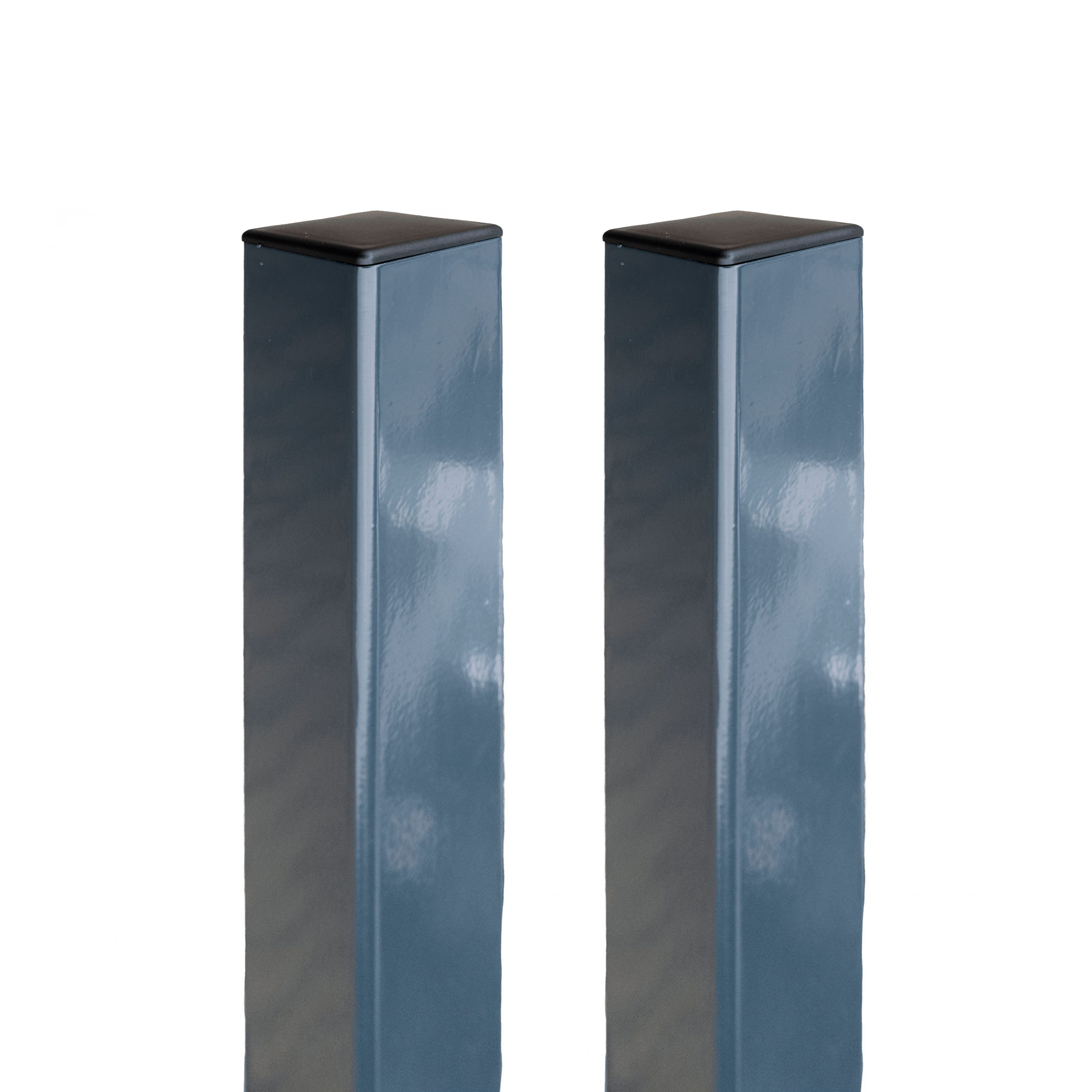 CompoLine aluminium paal antraciet - 7,5 x 7,5 x 270 cm