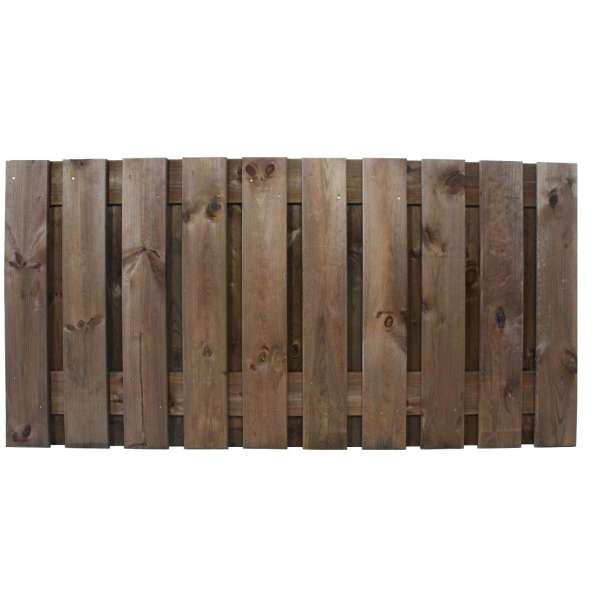 Bruin geïmpregneerde tuinschermen