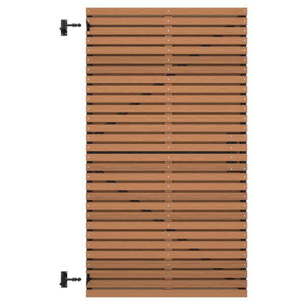 Thermovision Ayous geschaafd latten deur horizontaal - 99 x 178 cm
