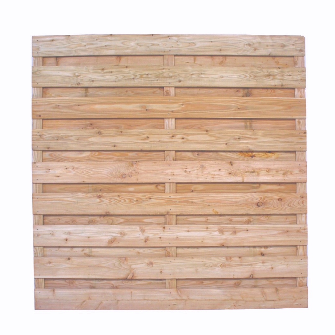 Douglas geschaafd horizontaal tuinscherm