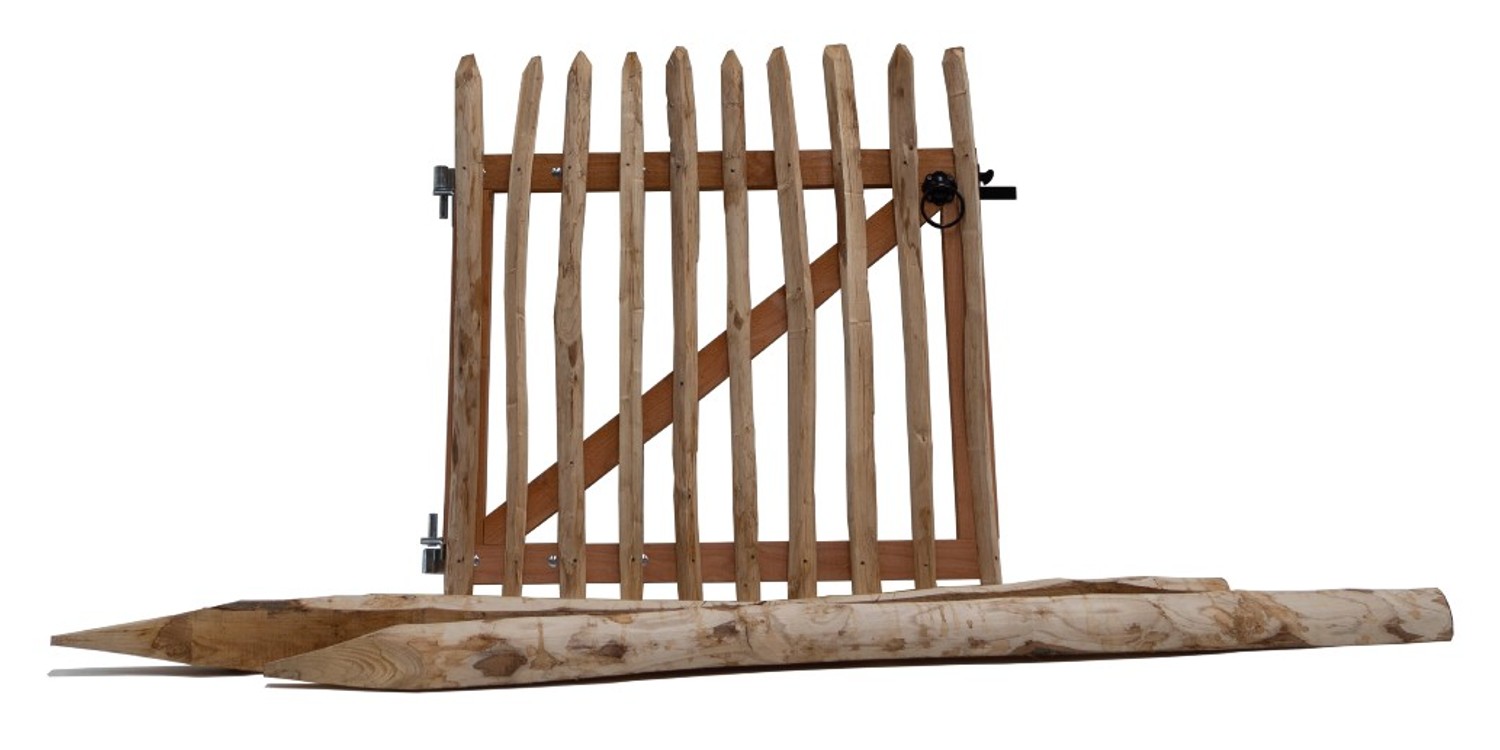 Kastanje houten poorten